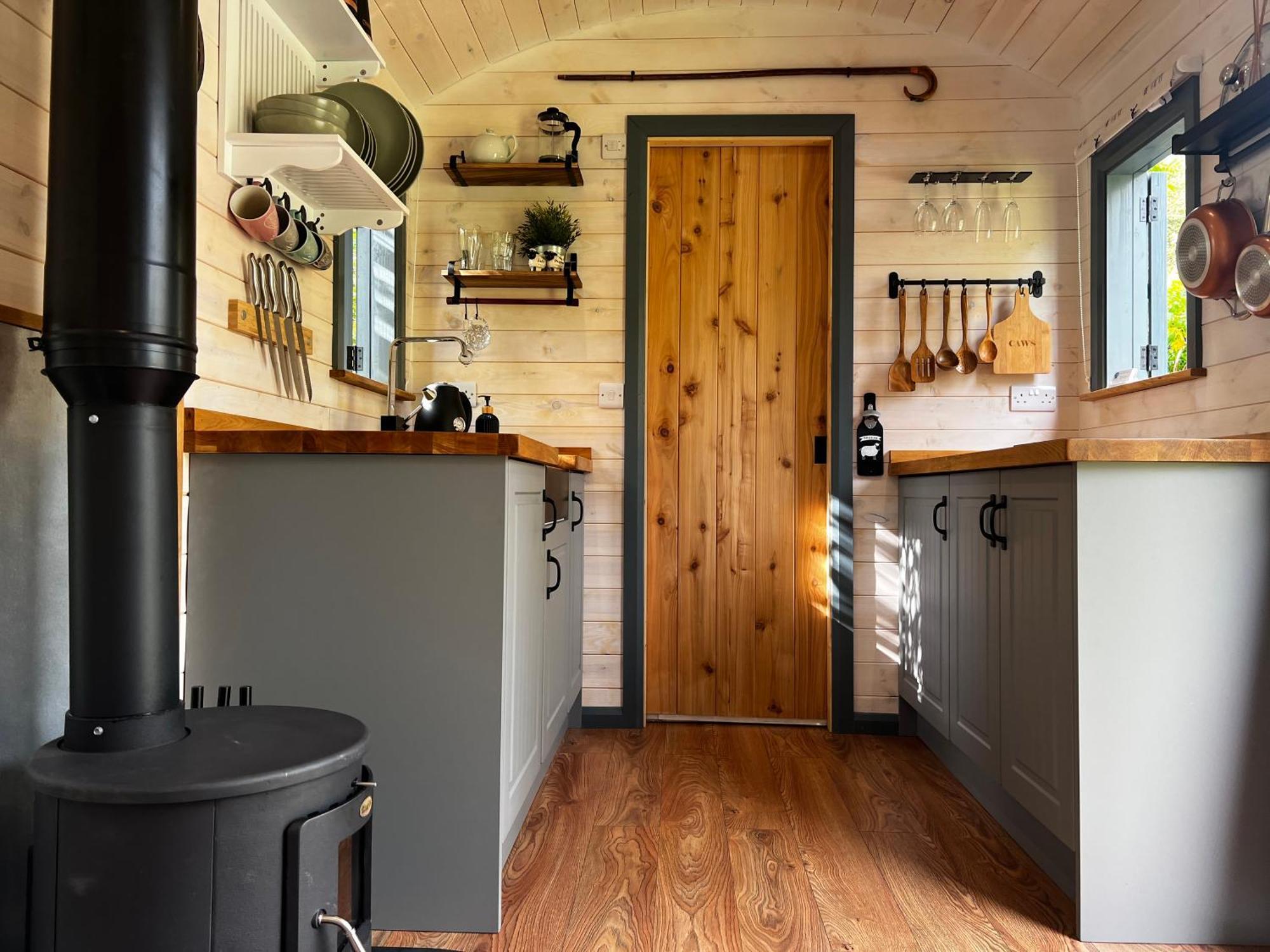 הוילה Llangoed Mountain View Shepherd'S Hut For 2 Adults, 1 Dog מראה חיצוני תמונה